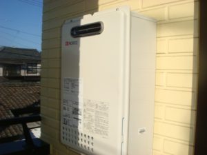 名古屋市熱田区 ノーリツ（GQ-1637WS 13A） 壁掛け型 ガス給湯器工事