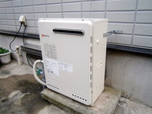 名古屋市西区 給湯器取替工事店 ノーリツ（GRQ-1650SAXBL13A ） 据置型 ガス給湯器交換工事