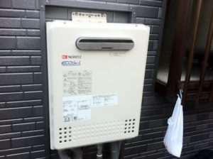愛知県岩倉市 エコジョーズ取替工事店 ノーリツ（GT-C2042SAWX） エコジョーズ給湯器交換工事