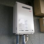 名古屋市緑区 リンナイ（RUX-A1611W-E） 壁掛け型 ガス給湯器取替工事