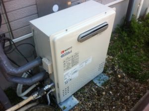 愛知県春日井市 エコジョーズ工事店 ノーリツ（GT-C2442SARX　13A） ガス給湯器取替工事