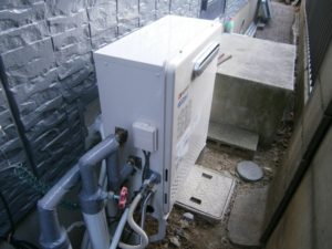 愛知県高浜市 エコジョーズ取替 ノーリツ（GT-C2442SARX-LPG）ガス給湯器取替工事