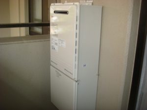 愛知県尾張旭市 ノーリツ（GT-1650SAWXBL） 壁掛け型 ガス給湯器取替工事