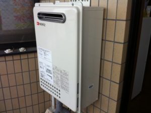愛知県海部郡 ノーリツ（ GQ-2037WS） 壁掛け型 給湯器取替工事