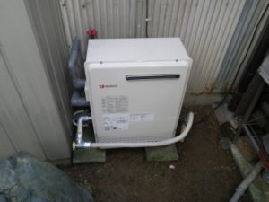名古屋市緑区 ノーリツ（GT-2050SARX） 据置型 給湯器取替工事