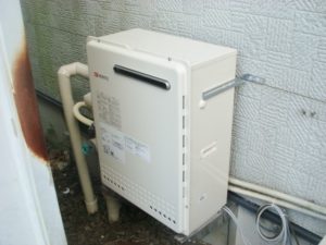 岐阜県可児市 ノーリツ（GT-1650SARXBL） 据置型 給湯器取替工事