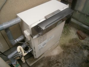 愛知県愛西市 据置型給湯器 エコジョーズ ノーリツ（ＧＴ-Ｃ2052ＳＡＲＸ） エコジョーズ取替工事