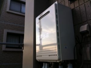 愛知県安城市 壁掛け型給湯器 ノーリツ（GT-2450SAWX） ガス給湯器交換工事