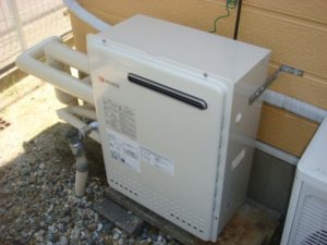 名古屋市守山区 据置型給湯器取替工事店 ノーリツ（GT-2050SARX BL13A） ガス給湯器取替工事