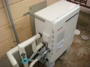 愛知県豊田市 据置型給湯器取付工事店 ノーリツ（GT-2050SARX BL13A） ガス給湯器取替工事