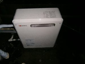 名古屋市守山区 ノーリツ（GQ-2037RX　13A）据置型ガス給湯器取替