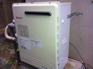 愛知県長久手市 据置型給湯器 ノーリツ（GRQ-2450SAX） ガス給湯器取替工事
