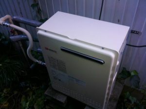愛知県春日井市 据置型給湯器 ノーリツ（ GRQ-1650SAX） ガス給湯器交換工事