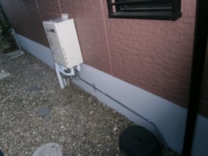 愛知県知多市 壁掛け型給湯器 ノーリツ（GT-C2052SAWX） 給湯器取替工事