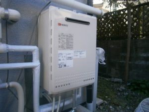 名古屋市守山区 壁掛け型給湯器 ノーリツ（GT-2050SAWX） 給湯器交換工事