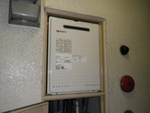 名古屋市守山区 PS扉内設置型 ノーリツ（GT-1650SAWXBL） ガス給湯器交換工事