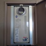 名古屋市守山区 PS扉内設置型給湯器 リンナイ（RUF-VS1605SAT）ガス給湯器取替工事