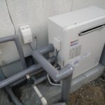 愛知県北名古屋市 エコジョーズ取替 据置型給湯器 ノーリツ（GQ-2437WS） ガス給湯器取替工事