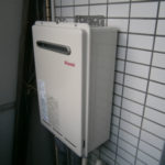 名古屋市昭和区 壁掛け型 リンナイ（ RUX-A2010W-E 13A） ガス給湯器取替工事