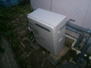 名古屋市緑区 ノーリツ（GT-1650SARX 13A） 据置型 ガス給湯器取替工事