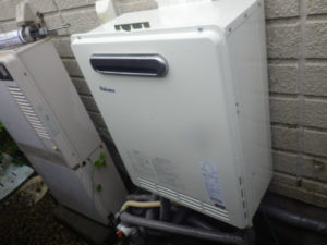 愛知県一宮市 据置型給湯器 パロマ（FH-204AWDL+MFC-126） ガスふろ給湯器 取替工事