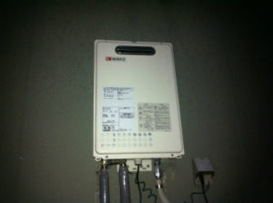 愛知県春日井市 壁掛け型給湯器 ノーリツ（GQ-1650SARX） ガスふろ給湯器取替工事