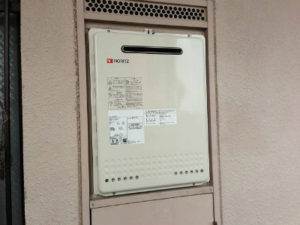 愛知県岡崎市戸崎町 PS扉内設置型給湯器 ノーリツ（GT-1650SAWX） ガスふろ給湯器取替工事