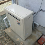 三重県津市 据置型給湯器 リンナイ（RFS-A2000SA） ガスふろ給湯器 取替工事