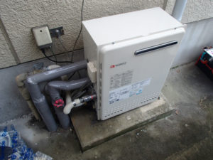 愛知県長久手市 ノーリツ（ GT-2450SARX） 据置型 ガス給湯器取替工事