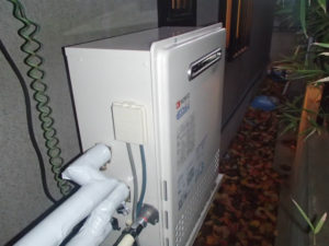 愛知県岡崎市 エコジョーズ取替 据置型給湯器 ノーリツ（GT-C2452ARX） エコジョーズ取替工事