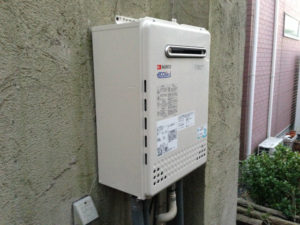 三重県桑名市 エコジョーズ取替 ノーリツ（GT-C2452SAWX） 壁掛け型 ガスふろ給湯器取替工事