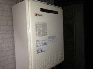 愛知県豊田市 ノーリツ（GT-2450SAWX） 壁掛け型 ガス給湯器取替工事