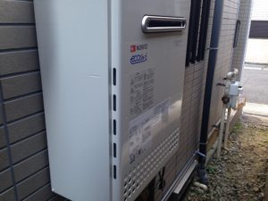 名古屋市瑞穂区 エコジョーズ ノーリツ（GT-C2052SAWX） 壁掛け型 ガスふろ給湯器取替工事