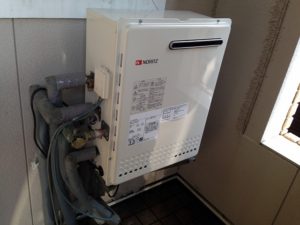名古屋市千種区 ノーリツ（GT-2450SARX） 壁掛け型 ガスふろ給湯器取替工事