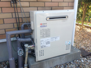 愛知県春日井市 エコジョーズ取替 ノーリツ（GT-C2452SARX） 据置型 ガスふろ給湯器取替工事