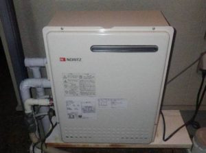 愛知県豊田市 ノーリツ（GT-2050SARX） 据置型 ガスふろ給湯器交換工事