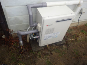 名古屋市守山区 ノーリツ（GT-2050SARX(13A)） 据置型 ガス給湯器取替工事