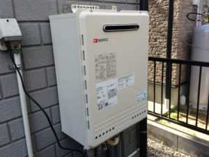 岐阜県羽島郡 ノーリツ （GT-2050SAWX） 壁掛け型 給湯器取替工事 ガスふろ給湯器取替工事