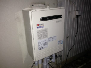 岐阜県各務原市 エコジョーズ 給湯器取替 ノーリツ（GT-C2452AWX）壁掛け型 ガス給湯器取替工事