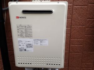 愛知県豊田市 壁掛け型 給湯器取替 ノーリツ（RUGT-2050SAWX） ガス風呂給湯器取替工事