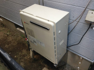 愛知県あま市 ノーリツ（GT-2050SARX） 据置型 ガスふろ給湯器取替工事