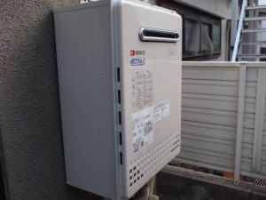 名古屋市東区 エコジョーズ取替 壁掛け型 ノーリツ（GT-C2052SAWX） ガスふろ給湯器取替工事　
