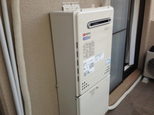 名古屋市緑区 壁掛け型 エコジョーズ取替 ノーリツ（GT-C2052AWX 13A） ガス給湯器取替工事