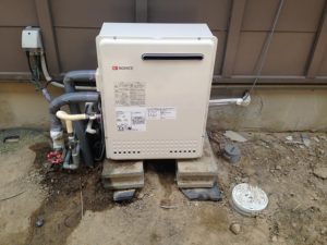愛知県豊橋市 据置型 給湯器取替工事店 ノーリツ（GT-2050SARX） ガス給湯機取替工事
