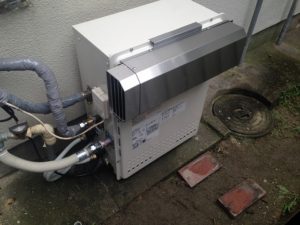 愛知県知多市 ノーリツ(GT-2050SARX + RC-B001 + S17) ガス給湯器取替工事