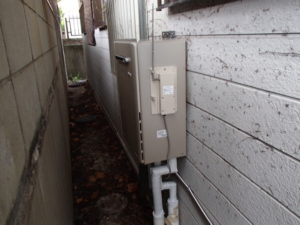 名古屋市緑区 リンナイ( RUF-E2005SAW(A)(13A)) 壁掛け型ガス給湯器取替工事