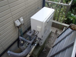 名古屋市昭和区 エコジョーズ取替 ノーリツ(GT-C2452ARX(13A)) 据置型 ふろ給湯器取替工事