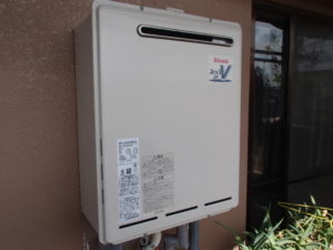 ガス漏れしていないことを確認して工事完了です。