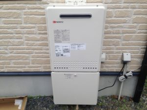 岐阜県海津市 ノーリツ(GT-2450SAWX) ガス給湯器取替工事