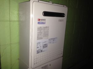 愛知県弥富市 エコジョーズ ノーリツ(GT-C2052SAWX) ガス給湯器取替工事
